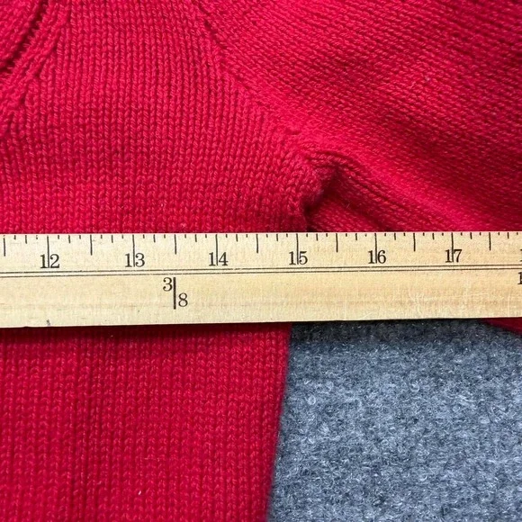 Y2K hollister cropped red button sweater size small - Picture 3 of 6